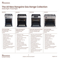 Rangaire 24" Gas Range Convection Oven Freestanding Stainless Steel RRG241TS Rangaire Appliances