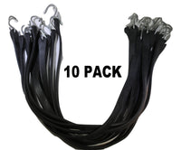 Rubber Tarp Straps w/ Crimped S Hooks | 10 PACK | LENGTH OPTIONS RatchetStrap.Com