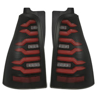 AlphaRex 03-09 Toyota 4Runner LUXX-Series LED Tail Lights Black Red OffRoadUSA.com