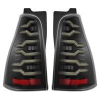 AlphaRex 03-09 Toyota 4Runner LUXX-Series LED Tail Lights Alpha-Black OffRoadUSA.com
