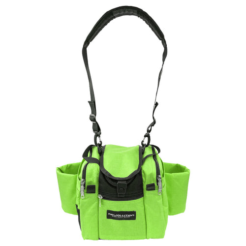 Revolution Mini Deluxe V3 Disc Golf Bag - Lime Green Gotta Go Gotta Throw