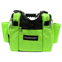 Revolution Mini Deluxe V3 Disc Golf Bag - Lime Green Gotta Go Gotta Throw