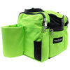 Revolution Mini Deluxe V3 Disc Golf Bag - Lime Green Gotta Go Gotta Throw