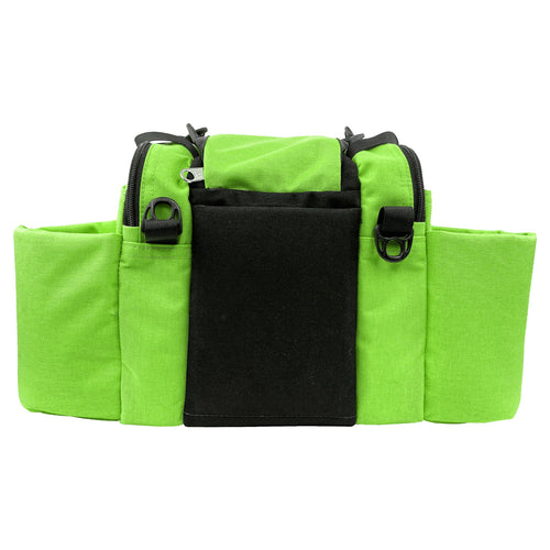 Revolution Mini Deluxe V3 Disc Golf Bag - Lime Green Gotta Go Gotta Throw