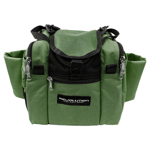 Revolution Mini Deluxe V3 Disc Golf Bag - Olive Green Gotta Go Gotta Throw