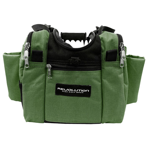 Revolution Mini Deluxe V3 Disc Golf Bag - Olive Green Gotta Go Gotta Throw