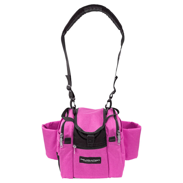 Revolution Mini Deluxe V3 Disc Golf Bag - Brilliant Rose Gotta Go Gotta Throw
