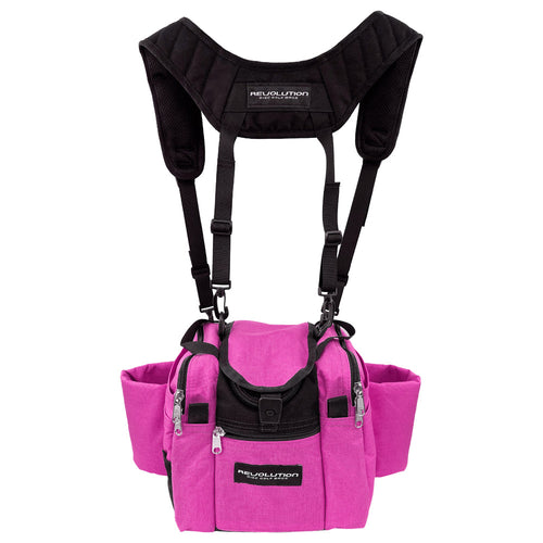 Revolution Mini Deluxe V3 Disc Golf Bag - Brilliant Rose Gotta Go Gotta Throw