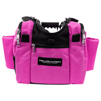 Revolution Mini Deluxe V3 Disc Golf Bag - Brilliant Rose Gotta Go Gotta Throw