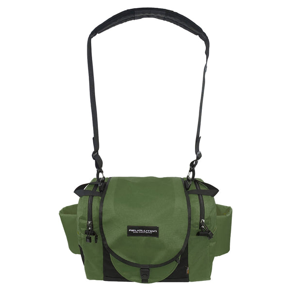 Revolution Carolina Team V3 Disc Golf Bag - Olive Green Gotta Go Gotta Throw