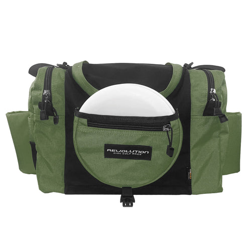Revolution Carolina Team V3 Disc Golf Bag - Olive Green Gotta Go Gotta Throw