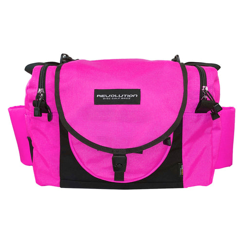 Revolution Carolina Team V3 Disc Golf Bag - Brilliant Rose Gotta Go Gotta Throw