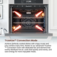 Rangaire 30" Single Electric Wall Oven Self-cleaning Air Fry True Convection Stainless Steel RWOS301GS Rangaire Appliances