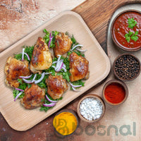 Bosnal - Palm Leaf Biodegradable Plates, 9 x 6 inch Rectangle Bosnal