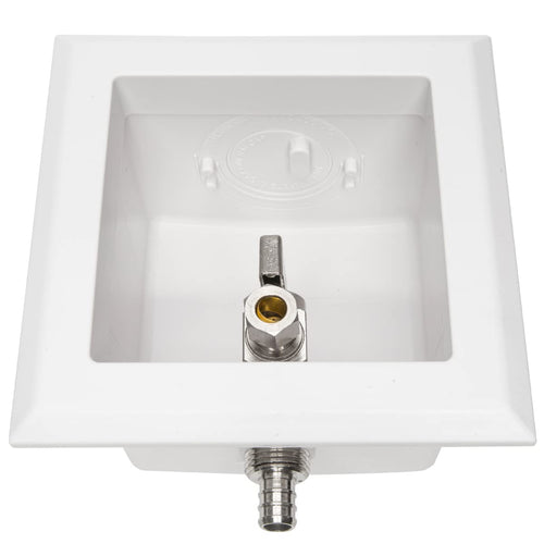 1/2" PEX Crimp (F1807) Inlet, Dishwasher Outlet Box Plumbingsell