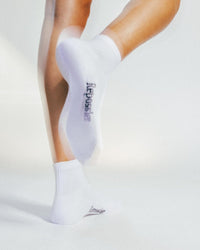 White Half Crew Socks 4-pack Repossier