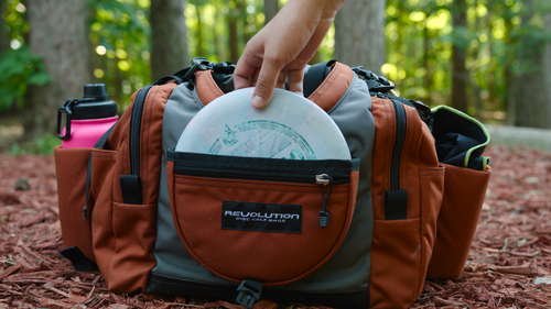 Revolution Carolina Team V3 Disc Golf Bag - Rust Gotta Go Gotta Throw