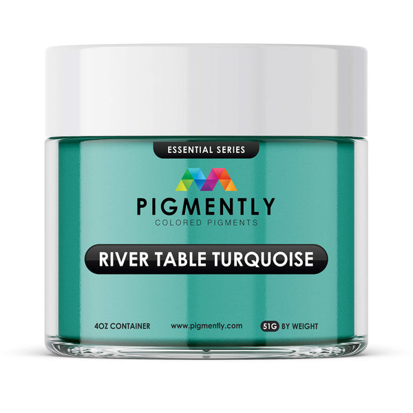 River Table Turquoise Epoxy Powder Pigment UltraClear Epoxy