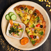 Bosnal - Palm Leaf Biodegradable Plates, 10 inch, Round Bosnal