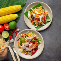 Bosnal - Palm Leaf Biodegradable Plates, 9 inch, Round Bosnal