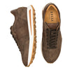 Zelli Italia 66-265-NIC ROXI Suede & Calfskin Sneaker, Nicotine