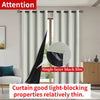 1pc Solid color full shading and sun protection 100% Blackout curtains, bedroom and living room shading curtains EzBuyCo