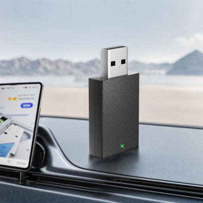 1/2PCS 2in1 Wireless Carplay Adapter 2.4/5G WiFi USB Plug and Play Smart Mini Box Wired to Wireless CarPlay&Android Car AI Box