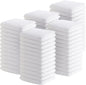 200 Pieces Wash Cloths Bulk Face Cloths Cotton Washcloths Set Hand Towels Absorbent for Bathroom Soft Cleaning Rags