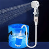 Portable USB Rechargeable  shower head, Multi-Purpose Watering System,Garden Hose Nozzle with US Standard Connector for Outdoor