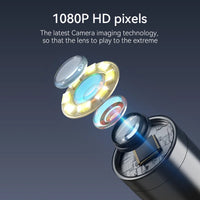 4.3 "Single&Dual Lens Industrial Endoscope Camera HD1080P Car Inspection Borescope IP67 Waterproof Sewer Camera With 8LEDs Hard
