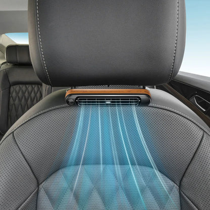 2/1Pc Car Rear Seat Headrest Cooling Fan USB Powered Portable Car Seat Fan Car Interior Rear Headrest Fan for SUV RV Truck Sedan