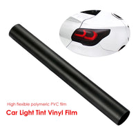 Matt Black Car Light Headlight Taillight Tint Vinyl Film Sticker Flexibility PVC Film Removable UV-Resistant Sheet for Glass
