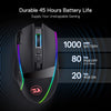 Redragon M991 Wireless Gaming Mouse, 19000 DPI Wired/Wireless Gamer Mouse w/Rapid Fire Key RGB Backlight