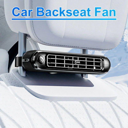 2/1Pc Car Rear Seat Headrest Cooling Fan USB Powered Portable Car Seat Fan Car Interior Rear Headrest Fan for SUV RV Truck Sedan