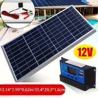 1PC 12V high-efficiency solar panel polycrystalline silicon portable generator for small battery Outdoor Lighting Accessories