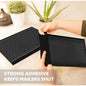 SPACE SEAL® Black Bubble Mailer 3.25x8 IN (Usable Size) - 25 Pcs - Water Resistant Shipping & Mailing Envelopes for Safe & Secur