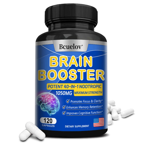 Advanced Brain Booster - Promotes Healthy Brain Development, Improves Memory, Concentration and Learning Abilities