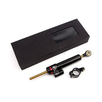 Motorcycle  Adjustable Damper Steering Stabiliz 252mm 342mm steering stabilizer for Honda Kawasaki Yamaha Carbon fiber texture EzBuyCo