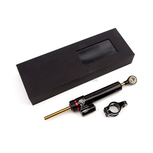 Motorcycle  Adjustable Damper Steering Stabiliz 252mm 342mm steering stabilizer for Honda Kawasaki Yamaha Carbon fiber texture EzBuyCo