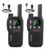 Baofeng 2 pcs Mini Walkie Talkie PMR 446 USB Portable Two-way Radio dual PTT Walkie-talkies T18 Portable Radio for Hunting Cafe