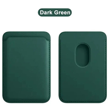 Шкіряний чохол-гаманець для iPhone 15 Pro Max Magsafe Wallet Leather Compatible For iPhone 14 13 12 Holder Card with MagSafe Magnet
