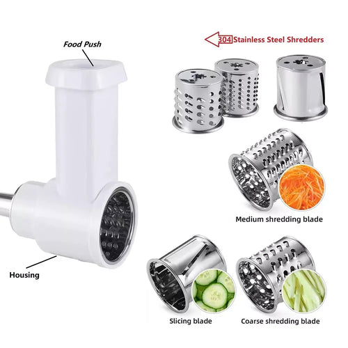Vegetable Fresh Prep Slicer Shredder Attachment Chopper Accessories For KitchenAid