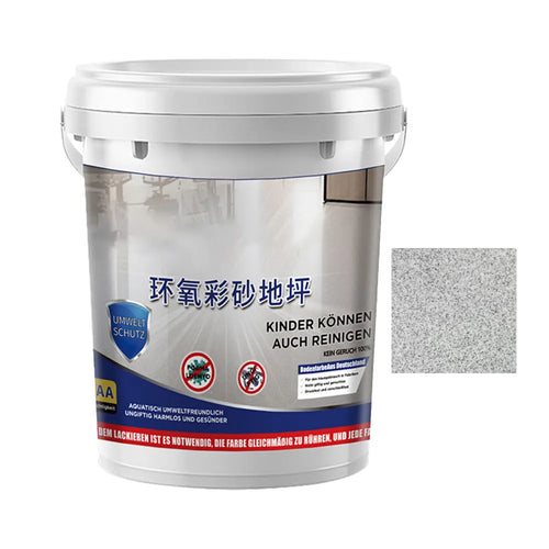 Newest High-Gloss Marble Effect Epoxy Floor Coating Indoor Outdoor Pure Natura Anti Slip Floor Paint 500g 4pcs/square meter