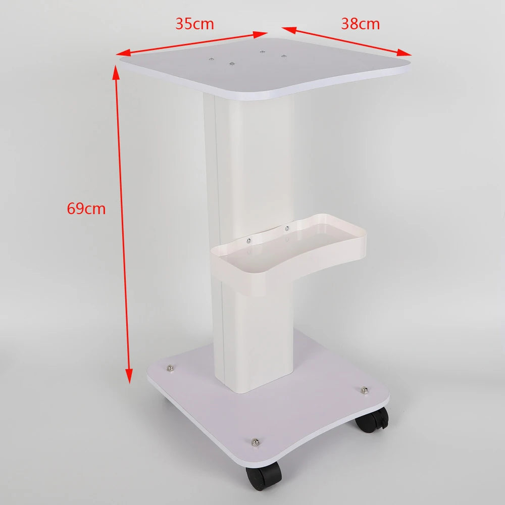 Trolley Stand Salon Rolling Cart Beauty Auxiliary Trolley Organizer Cart With Wheel Spa Salon Furniture Tool Cart Storage Cart