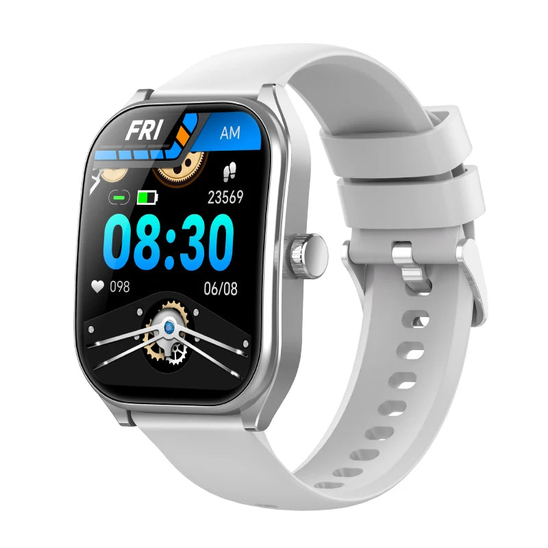 AOLON Smart Watch 2.01'' AMOLED Curved Screen IP68 Waterproof Bluetooth 5.3 Call AI Vioce Assistant Fitness Smartwatch for Men