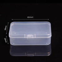 Mini Boxes Rectangle Plastic Storage Box Practical Frosted Translucent Toolbox Bead Jewelry Case Display Organizer Container