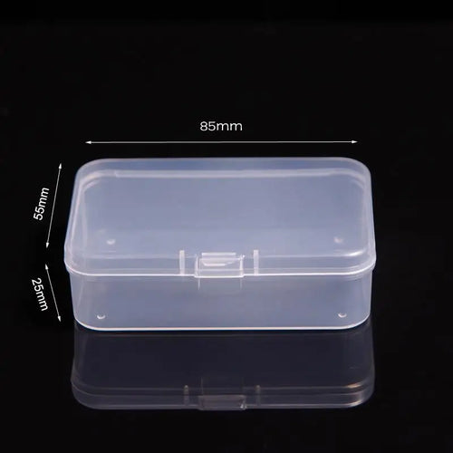 Mini Boxes Rectangle Plastic Storage Box Practical Frosted Translucent Toolbox Bead Jewelry Case Display Organizer Container