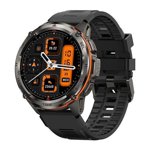 KOSPET TANK T3 Ultra GPS Smart Watch - 470mAh, AMOLED Display, Fitness Tracker