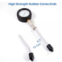 Petrol Engine Cylinder Compression Tester Kit Automotive and Motorcycles Tool 0-300PSI Engine Cylinder Pressure 0-21 Bar Gauge