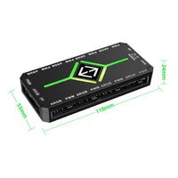 1 To 9 3 in 1 5V 3 Pin ARGB Controller Cooling Fan Hub w/ Remote 4 Pin PWM Magnetic Suction Hub SATA Powered for PC Case